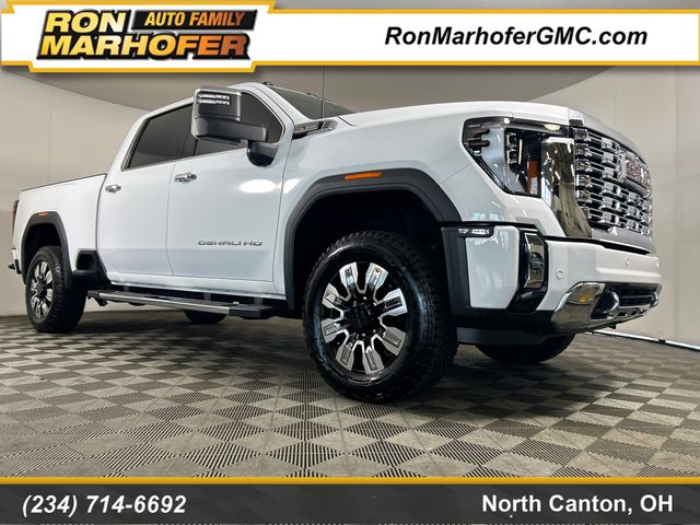 Summit White 2025 GMC Sierra 2500HD Pickup Truck Four-Wheel Drive Automatic