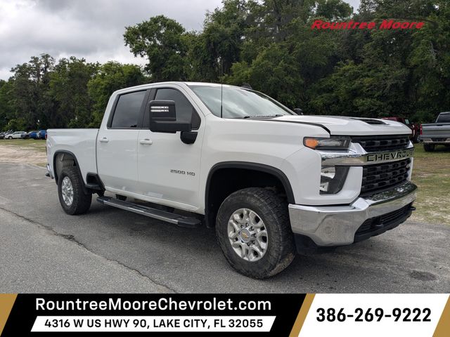 Summit White 2022 Chevrolet Silverado 2500HD LT Crew Cab 4WD Pickup Truck Four-Wheel Drive Automatic