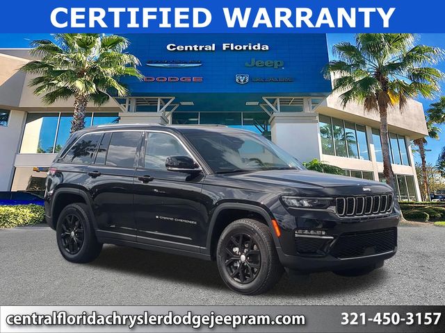 Diamond Black Crystal Pearlcoat 2023 Jeep Grand Cherokee Limited RWD SUV / Crossover 4X2 8-Speed Automatic