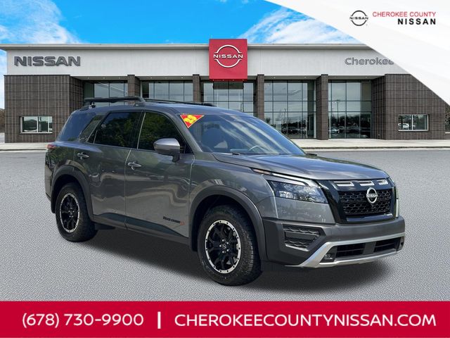 Gray (Gun Metallic) 2023 Nissan Pathfinder SUV / Crossover All-Wheel Drive 9-Speed Automatic