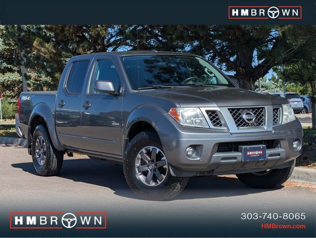 Gray (Gun Metallic) 2016 Nissan Frontier Pickup Truck Four-Wheel Drive 6-Speed Manual Overdrive