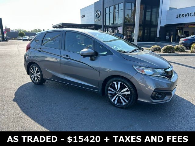 Gray (Modern Steel Metallic) 2018 Honda Fit EX Hatchback Front-Wheel Drive Continuously Variable Transmission