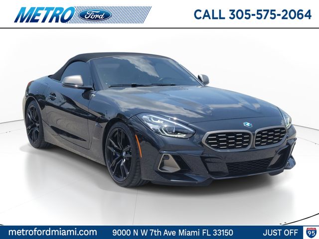 Black Sapphire Metallic 2024 BMW Z4 Convertible Rear-Wheel Drive 8-Speed Automatic