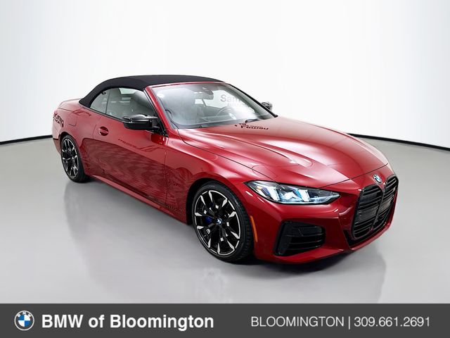 Vegas Red Metallic 2025 BMW 4 Series Convertible Rear-Wheel Drive 8-Speed Automatic