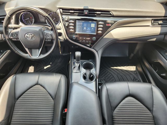 2019 Toyota Camry SE White at Cook Ford