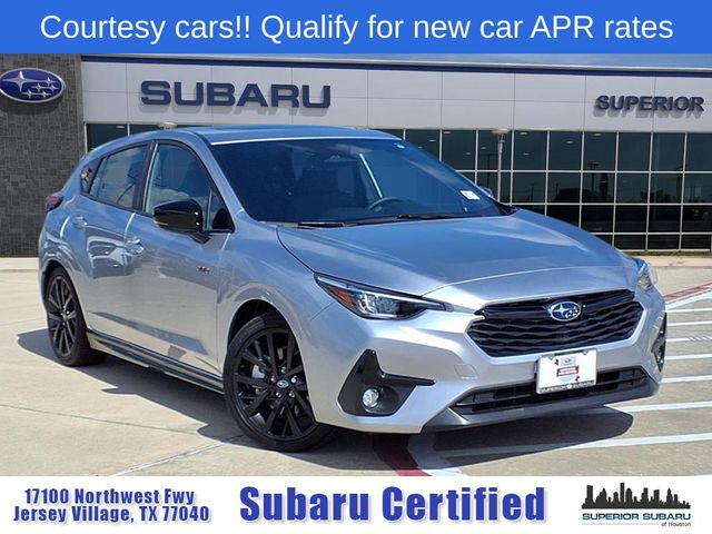 Ice Silver Metallic 2025 Subaru Impreza RS AWD Wagon All-Wheel Drive Continuously Variable Transmission