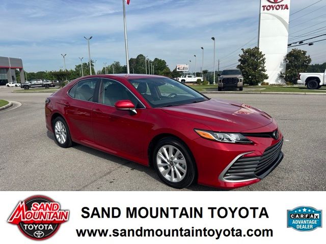 Red 2024 Toyota Camry LE FWD Sedan Front-Wheel Drive 8-Speed Automatic
