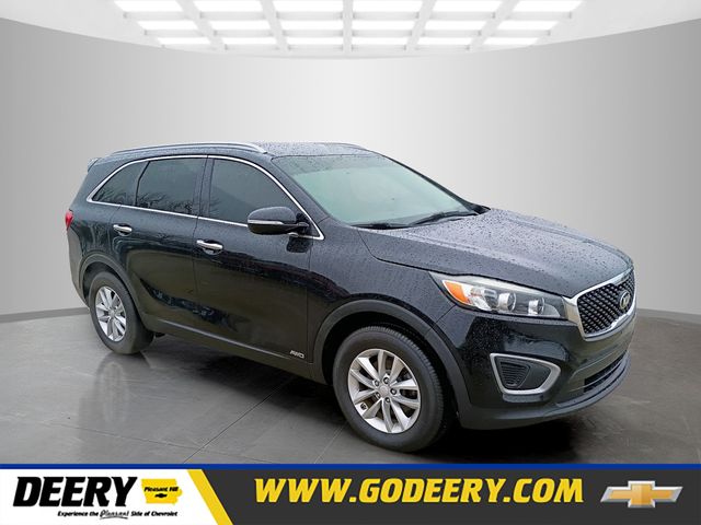 Ebony Black 2016 Kia Sorento LX AWD SUV / Crossover All-Wheel Drive 6-Speed Automatic