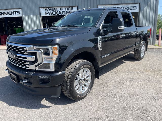 2022 Ford F-350SD Limited - Black Metallic exterior view 3