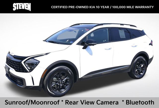 Glacial White Pearl 2024 Kia Sportage X-Pro Prestige AWD SUV / Crossover All-Wheel Drive 8-Speed Automatic