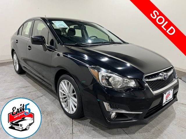 Crystal Black Silica 2015 Subaru Impreza Sedan All-Wheel Drive Continuously Variable Transmission