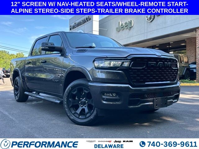 Gray (Granite Crystal Metallic Clearcoat) 2026 RAM 1500 Pickup Truck Four-Wheel Drive 8-Speed Automatic