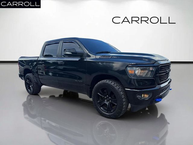 Diamond Black Crystal Pearlcoat 2019 RAM 1500 Pickup Truck Four-Wheel Drive 8-Speed Automatic