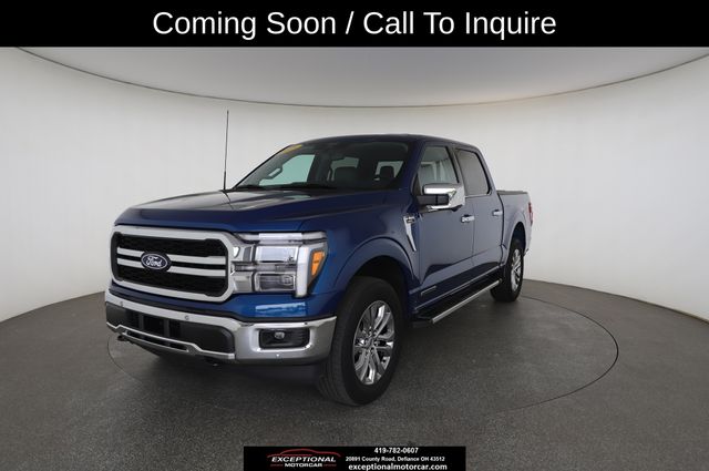 Blue Metallic 2025 Ford F-150 Pickup Truck Four-Wheel Drive Automatic