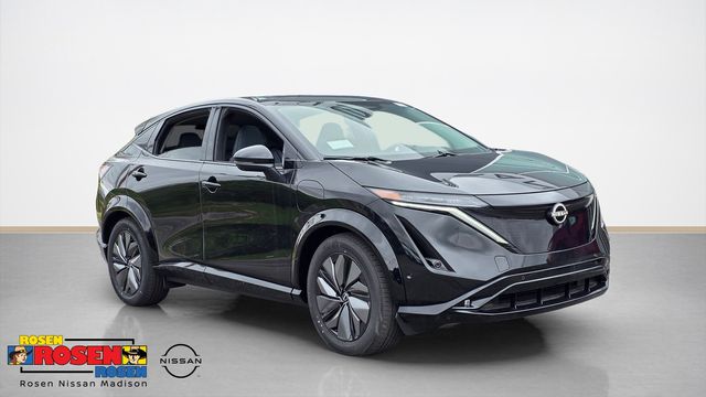 Black Diamond Pearl 2025 Nissan Ariya Platinum+ e-4ORCE SUV / Crossover All-Wheel Drive Continuously Variable Transmission