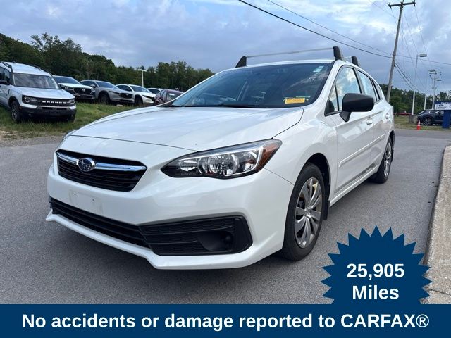 Crystal White Pearl 2022 Subaru Impreza Wagon All-Wheel Drive Continuously Variable Transmission