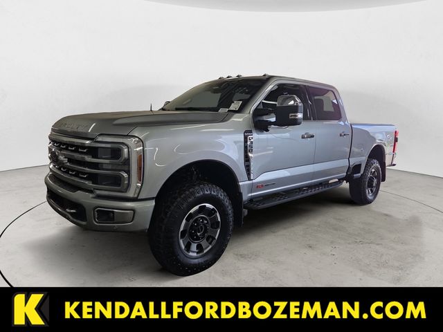 Iconic Silver Metallic 2024 Ford F-350 Super Duty Platinum Crew Cab 4WD Pickup Truck Four-Wheel Drive Automatic