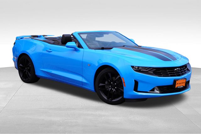 Rapid Blue 2023 Chevrolet Camaro Convertible Rear-Wheel Drive 8-Speed Automatic