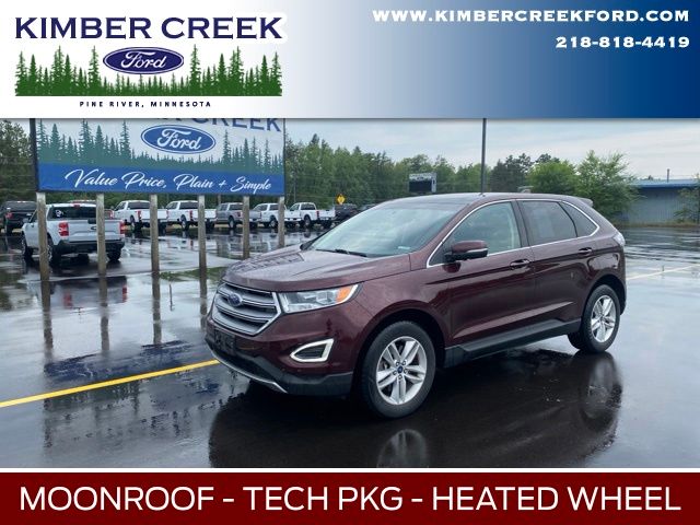 Red (Burgundy Velvet Metallic Tinted Clearcoat) 2017 Ford Edge SUV / Crossover All-Wheel Drive 6-Speed Automatic