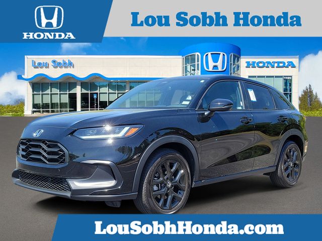 Crystal Black Pearl 2024 Honda HR-V Sport AWD SUV / Crossover All-Wheel Drive Continuously Variable Transmission