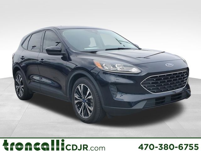 Blue 2021 Ford Escape Hybrid SE FWD SUV / Crossover Front-Wheel Drive Continuously Variable Transmission