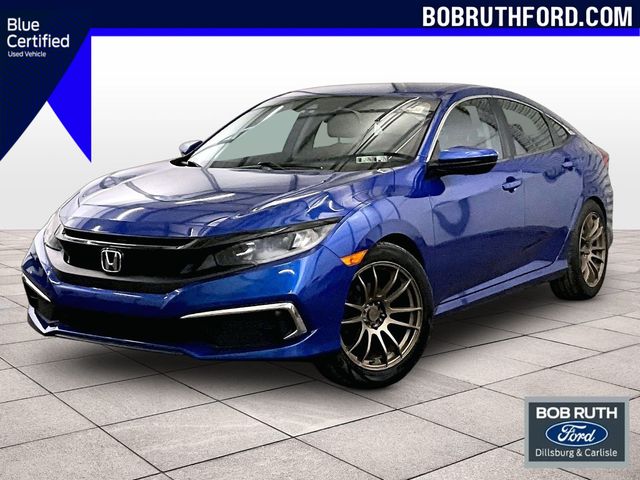 2019 Honda Civic LX Blue at Bob Ruth Ford