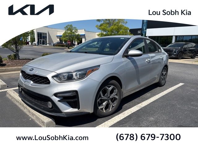 Silky Silver 2021 Kia Forte LXS FWD Sedan Front-Wheel Drive Continuously Variable Transmission