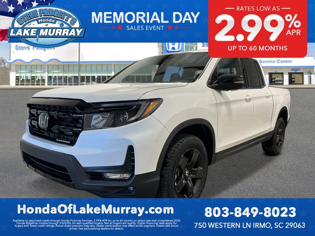 Platinum White Pearl 2026 Honda Ridgeline Black Edition AWD Pickup Truck All-Wheel Drive 9-Speed Automatic