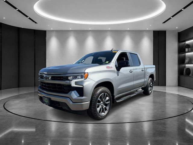 Sterling Gray Metallic 2024 Chevrolet Silverado 1500 Pickup Truck Four-Wheel Drive Automatic