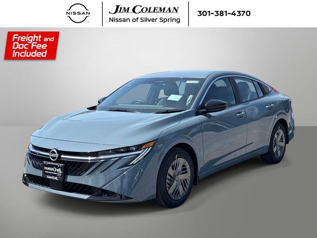 Gray 2026 Nissan Sentra SV FWD Sedan Front-Wheel Drive Continuously Variable Transmission