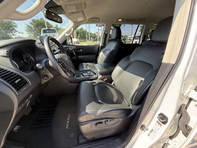 2024 Nissan Armada SV White at Texan Dodge Chrysler Jeep Ram