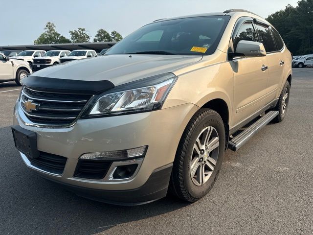 Champagne Silver Metallic 2017 Chevrolet Traverse SUV / Crossover All-Wheel Drive 6-Speed Automatic