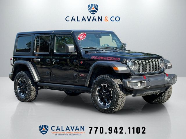 Black Clearcoat 2025 Jeep Wrangler SUV / Crossover Four-Wheel Drive 8-Speed Automatic