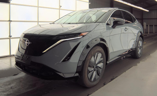 Boulder Gray Pearl/Black Diamond Pearl 2023 Nissan Ariya Engage FWD SUV / Crossover Front-Wheel Drive Continuously Variable Transmission