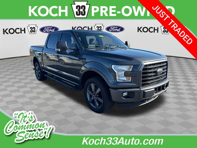 Gray (Magnetic Metallic) 2015 Ford F-150 Pickup Truck Four-Wheel Drive 6-Speed Automatic