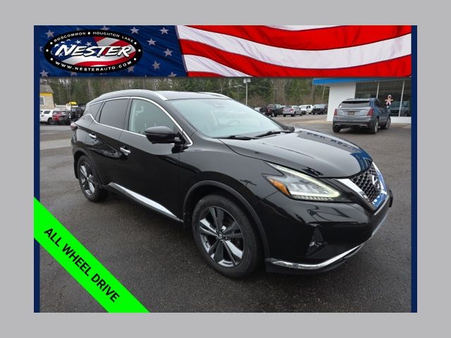 Super Black Metallic 2020 Nissan Murano Platinum AWD SUV / Crossover All-Wheel Drive Continuously Variable Transmission