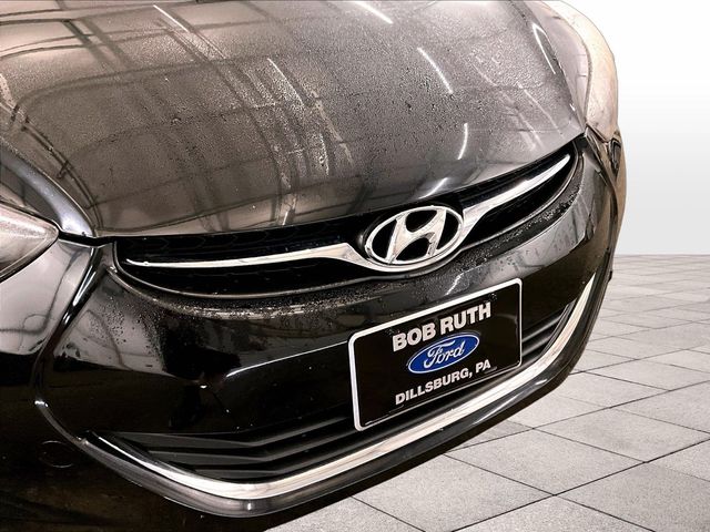 2013 Hyundai Elantra GLS Black at Klick Lewis Buick Chevrolet