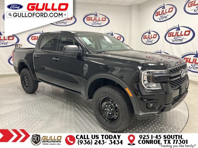 Shadow Black 2026 Ford Ranger Pickup Truck Four-Wheel Drive Automatic