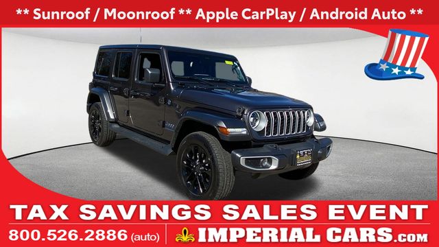 Gray (Granite Crystal Metallic Clearcoat) 2025 Jeep Wrangler 4xe SUV / Crossover Four-Wheel Drive 8-Speed Automatic