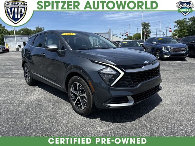 Gravity Gray 2023 Kia Sportage SUV / Crossover Front-Wheel Drive 8-Speed Automatic
