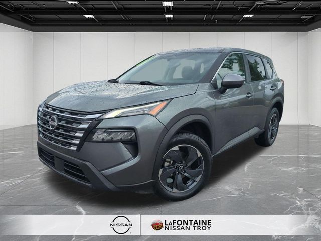 Gray (Gun Metallic) 2024 Nissan Rogue SUV / Crossover Front-Wheel Drive Continuously Variable Transmission