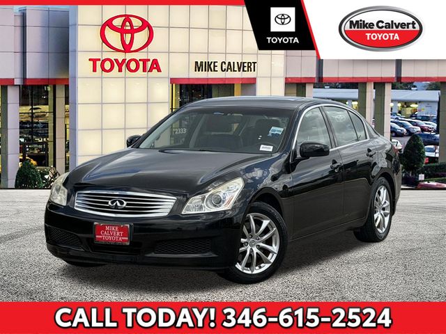 Black Obsidian 2008 INFINITI G35 Sedan Rear-Wheel Drive 5-Speed Automatic Overdrive