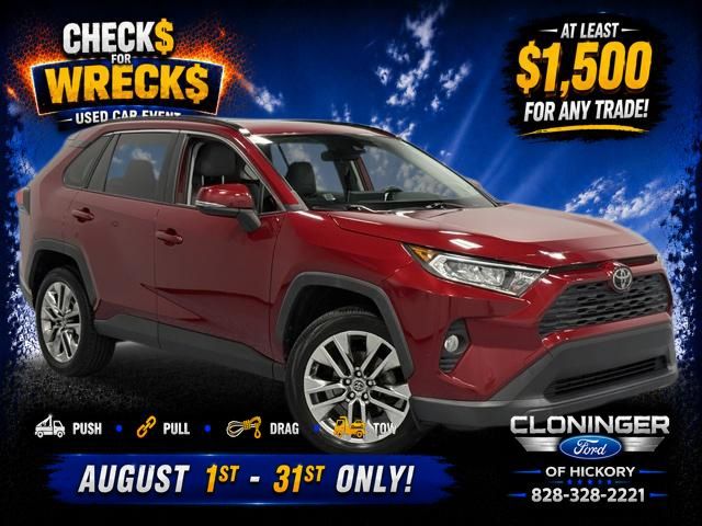 Red (Ruby Flare Pearl) 2019 Toyota RAV4 SUV / Crossover Front-Wheel Drive 8-Speed Automatic