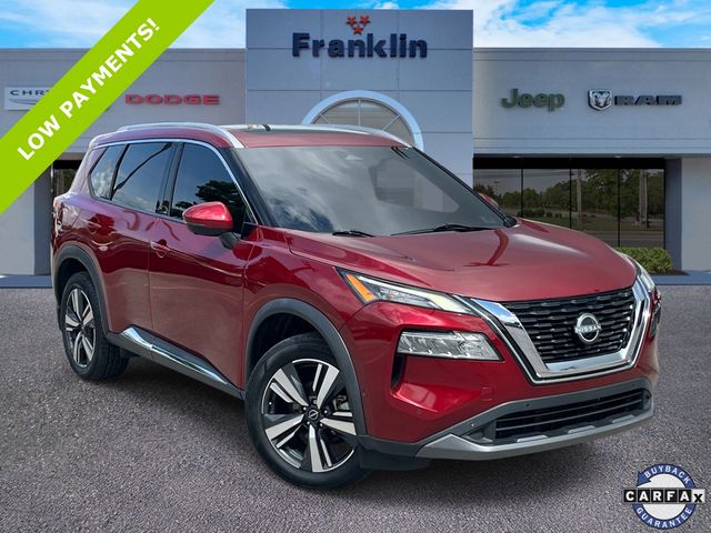 Red (Scarlet) 2023 Nissan Rogue SUV / Crossover Front-Wheel Drive Continuously Variable Transmission