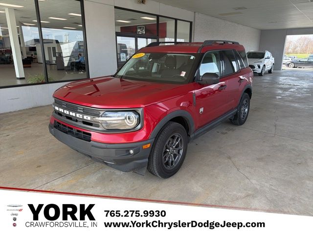 Red Metallic 2021 Ford Bronco Sport SUV / Crossover All-Wheel Drive 8-Speed Automatic