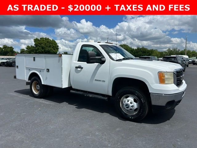 Summit White 2011 GMC Sierra 3500HD Work Truck LB Pickup Truck 4X2 6-Speed Automatic
