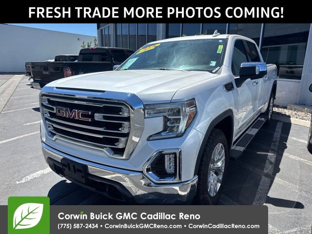 White Frost Tricoat 2021 GMC Sierra 1500 Pickup Truck Four-Wheel Drive Automatic