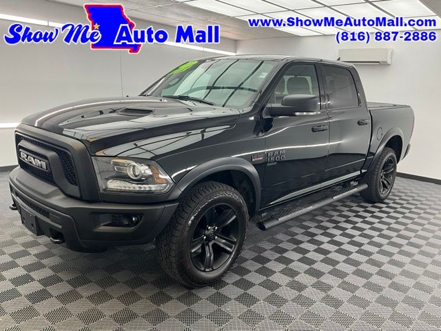 Diamond Black Crystal Pearlcoat 2021 RAM 1500 Classic Warlock Crew Cab 4WD Pickup Truck Four-Wheel Drive 8-Speed Automatic