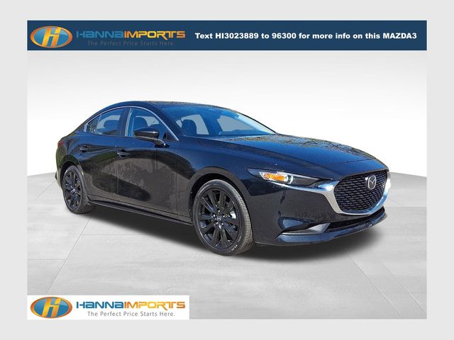 Jet Black Mica 2025 Mazda MAZDA3 2.5 S Select Sport FWD Sedan Front-Wheel Drive 6-Speed Automatic