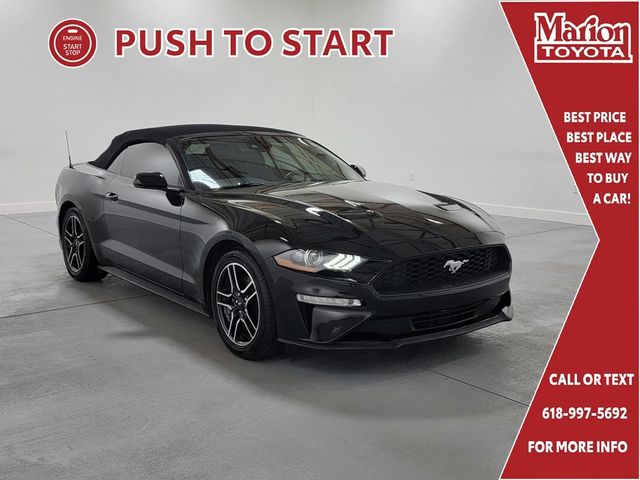 Shadow Black 2021 Ford Mustang Convertible Rear-Wheel Drive Automatic